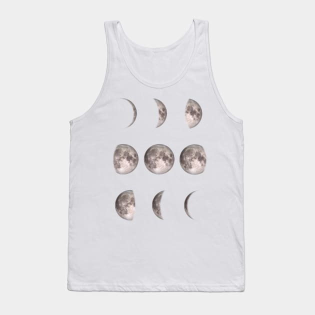 Moon phase poster Tank Top by Dennson Creative